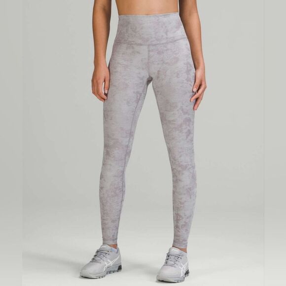 Lululemon Wunder Train High-Rise Tight 28" Tactile Jacquard Lunar Rock Leggings - Picture 1 of 6